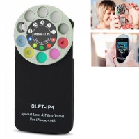 iPhone Hardcase mit drehbarem Foto-Linsen und Filter Aufsatz